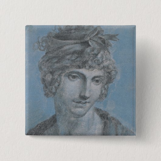 Madame Aubry Olympia der Hohlmeißel, 1784 Button (Vorderseite)