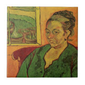 Madame Augustine Roulin von Vincent van Gogh Fliese (Vorderseite)