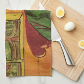 Madame Augustine Roulin von Vincent van Gogh Geschirrtuch (Viertel Falte)