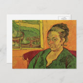 Madame Augustine Roulin von Vincent van Gogh Postkarte (Vorne/Hinten)