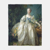 Madame Bergeret 1766 Boucher Fleecedecke (Vorderseite)