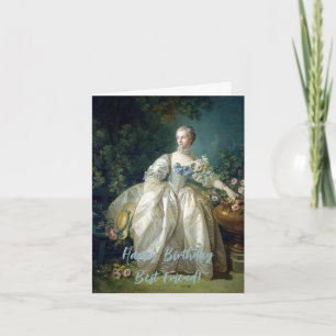 Madame Bergeret 1766 Happy Birthday Best Friend Karte