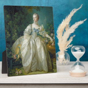 Madame Bergeret, c. 1766 (Öl auf Leinwand) Fotoplatte