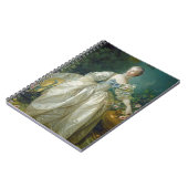 Madame Bergeret, C. 1766 (Öl auf Leinwand) Notizblock (Linke Seite)