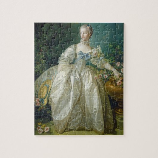 Madame Bergeret, C. 1766 (Öl auf Leinwand) Puzzle (Vertikal)
