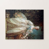 Madame Bergeret von Francois Boucher Puzzle (Horizontal)