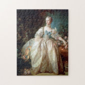 Madame Bergeret von Francois Boucher Puzzle (Vertikal)