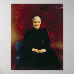 Madame Bonnat, die Mutter des Künstlers, 1893 Poster