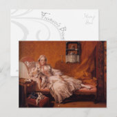 Madame Boucher von François Boucher Postkarte (Vorne/Hinten)