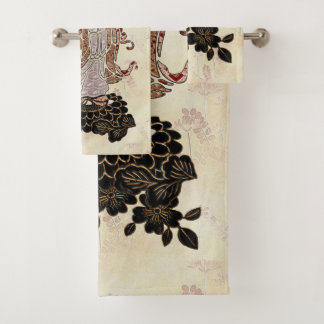 Madame Butterfly Badhandtuch Set