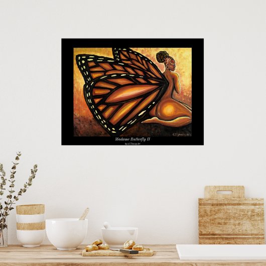 Madame Butterfly II Poster (Küche)