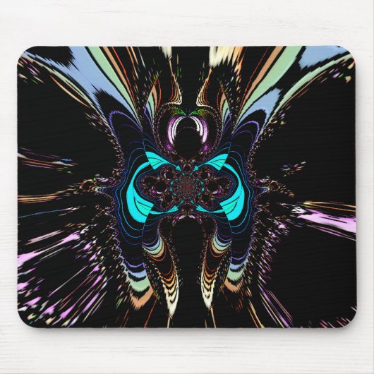 "MADAME BUTTERFLY" Kunst-Druck Mousepad (Vorne)