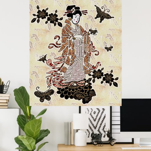 Madame Butterfly Poster (Heimbüro)