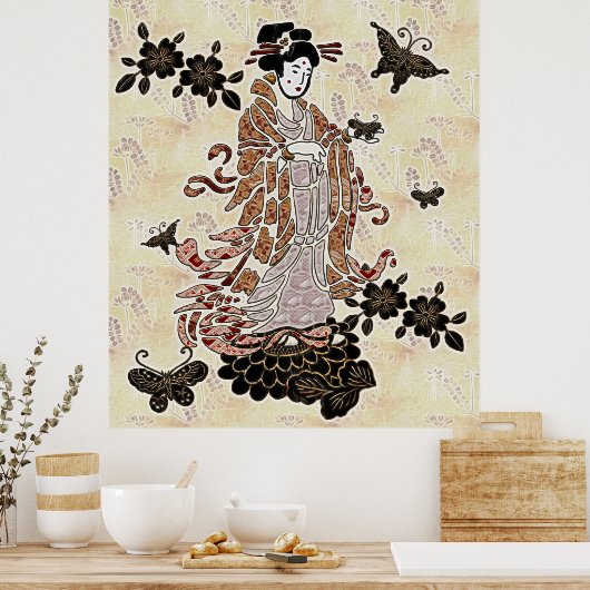 Madame Butterfly Poster (Küche)