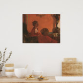 Madame Camus - Edgar Degas Fine Art Poster (Küche)