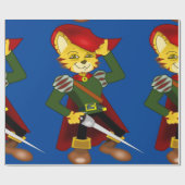 Madame Cat Lady 2024 für Präsident Thunder_Cove Geschenkpapier (Flach)