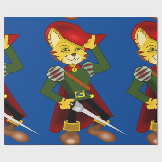 Madame Cat Lady 2024 für Präsident Thunder_Cove Geschenkpapier (Flach)