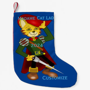 Madame Cat Lady 2024 für Präsident Thunder_Cove Kleiner Weihnachtsstrumpf