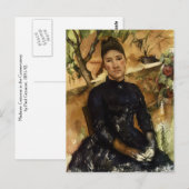 Madame Cezanne im Konservatorium Postkarte (Vorne/Hinten)