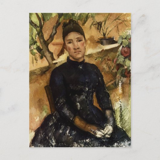 Madame Cezanne im Konservatorium Postkarte (Vorderseite)