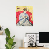 Madame Cezanne sewing Poster (Heimbüro)