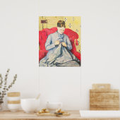 Madame Cezanne sewing Poster (Küche)