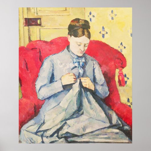 Madame Cezanne sewing Poster (Vorne)