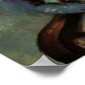 Madame Cezanne with Green Hat, Poster (Ecke)