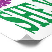 Madame Cupcake Fortune Telling Poster (Ecke)