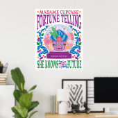 Madame Cupcake Fortune Telling Poster (Heimbüro)