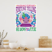 Madame Cupcake Fortune Telling Poster (Küche)