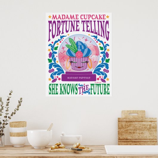 Madame Cupcake Fortune Telling Poster (Küche)