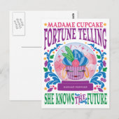 Madame Cupcake Fortune Telling Postkarte (Vorne/Hinten)