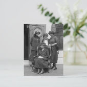 Madame Curie, Anfang der 1900er Postkarte (Stehend Vorderseite)