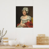 Madame David - Jacques-Louis David Fine Art Poster (Küche)