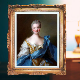 Madame de la Porte 1754 von Jean-Marc Nattier Fotodruck