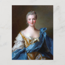Madame de la Porte 1754 von Jean-Marc Nattier Postkarte