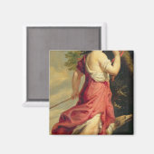 Madame de Montespan als Diana de Huntress Magnet (Vorderseite/Rückseite)