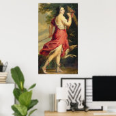 Madame de Montespan als Diana de Huntress Poster (Heimbüro)