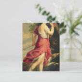 Madame de Montespan als Diana de Huntress Postkarte (Stehend Vorderseite)