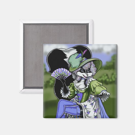 Madame de Pew Magnet (Vorderseite/Rückseite)