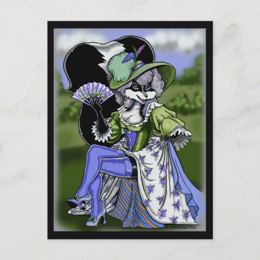 Madame de Pew Postcard Postkarte (Vorderseite)