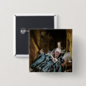 Madame de Pompadour, 1756 Button (Vorne & Hinten)