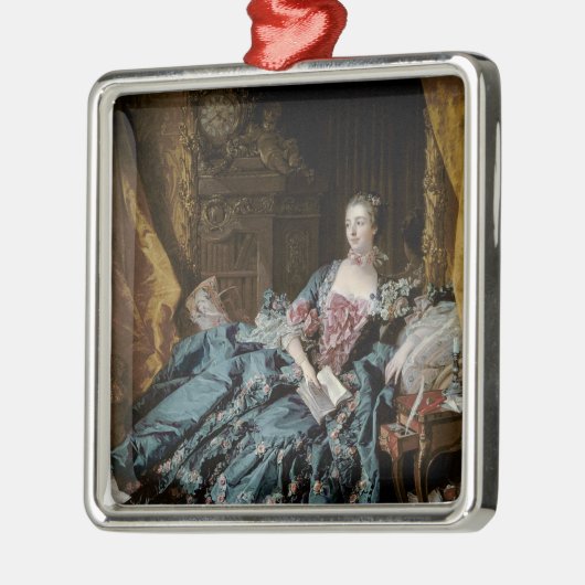 Madame de Pompadour, 1756 Silbernes Ornament (Links)