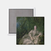 Madame de Pompadour, 1758 Magnet (Vorderseite/Rückseite)