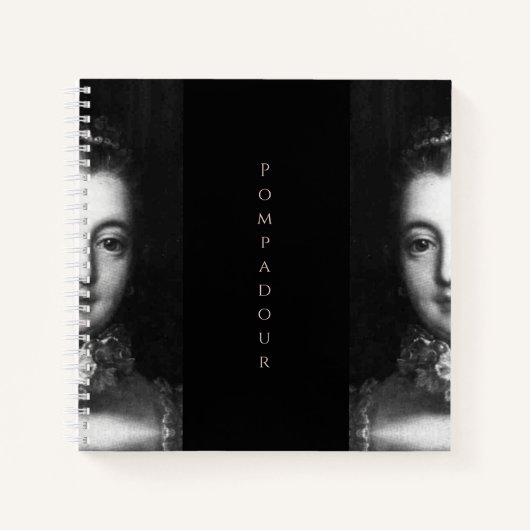 Madame de Pompadour baroque barock Notizblock (Vorderseite)