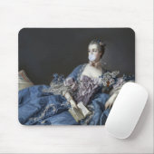 Madame de Pompadour bläst ein blaues Kaugummi Mousepad (Mit Mouse)