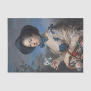 Madame de Pompadour en Belle Jardinière Seidenpapier