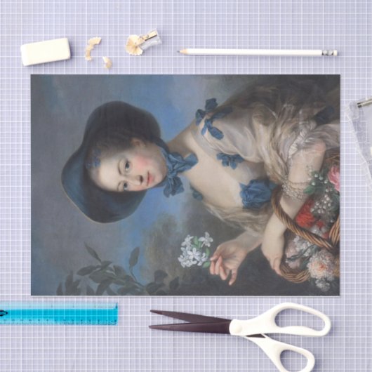 Madame de Pompadour en Belle Jardinière Seidenpapier (Handwerk)