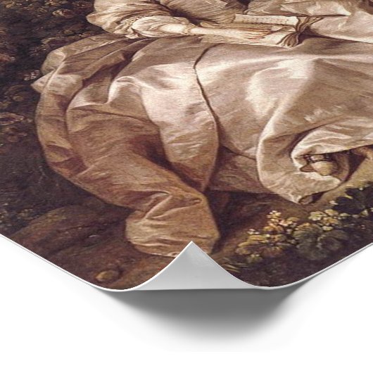 Madame de Pompadour - Francois Boucher Poster (Ecke)